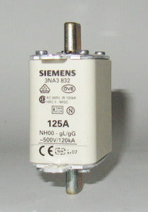3NA3832 - NH-SICH. 500V G.00 125A