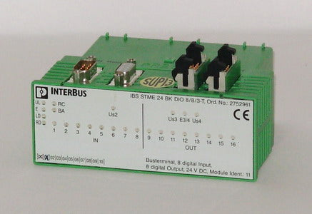 2752961 - IBS STME 24 BK DIO 8/8/3-T: Ersatzmodulelektronik