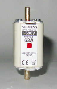 3NA7822-6 - NH-SICH. 690V G.00 63A KM