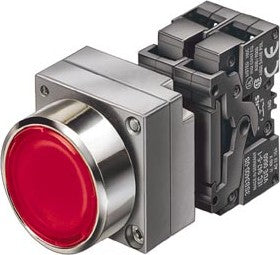 3SB3645-0AA61 - LEUCHTDRUCKTASTER, 22MM, RUND, METALL, WEISS, KOMPLETT