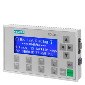 6AV6640-0AA00-0AX1 - TD400C TEXTDISPLAY, 4-ZEILIG FUER SIMATIC S7-200 MIT KABEL (2,5M) UND EINBAUZUBEHOER