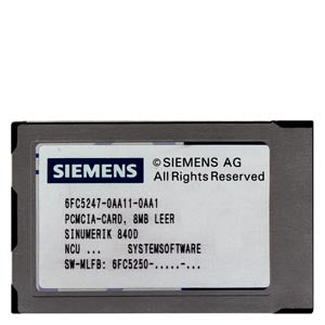 6FC5250-4BX10-4AH0 - SINUMERIK 840DE CNC-SOFTWARE 6-5 FUER NCU 571.2/571.3 AUF PC-CARD SW-STAND4.4, EINFACHE LIZENZ