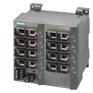 6GK5216-0BA00-2AA3 - SCALANCE X216, managed IE Switch, 16x 10/100MBit/s RJ45-Ports